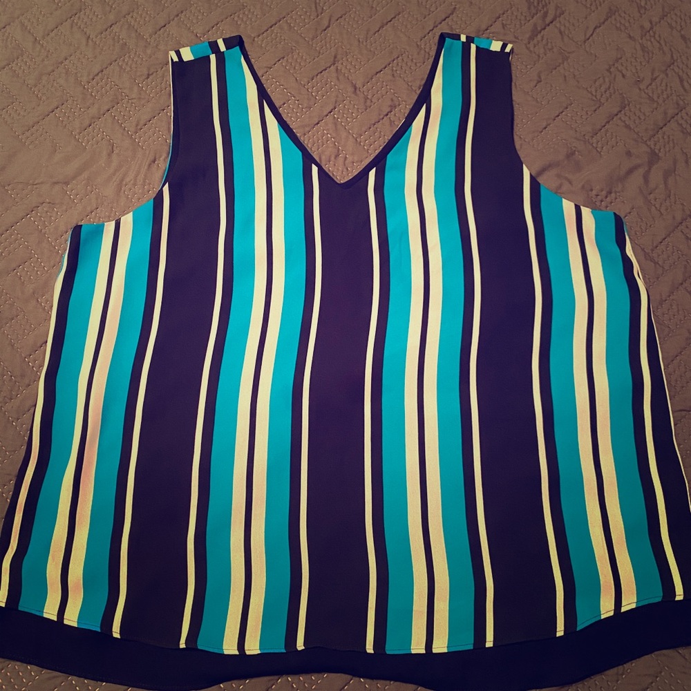 Double V Neck Tops